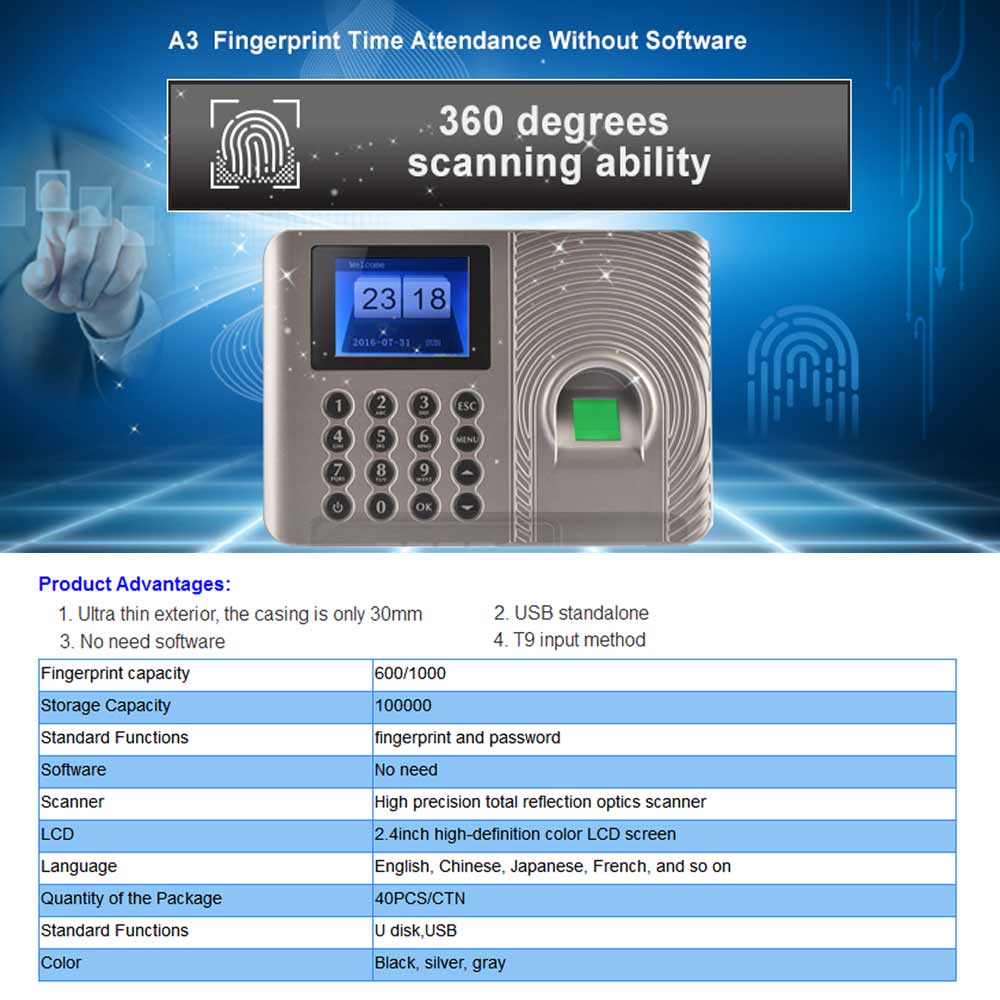 fingerprint attendance system