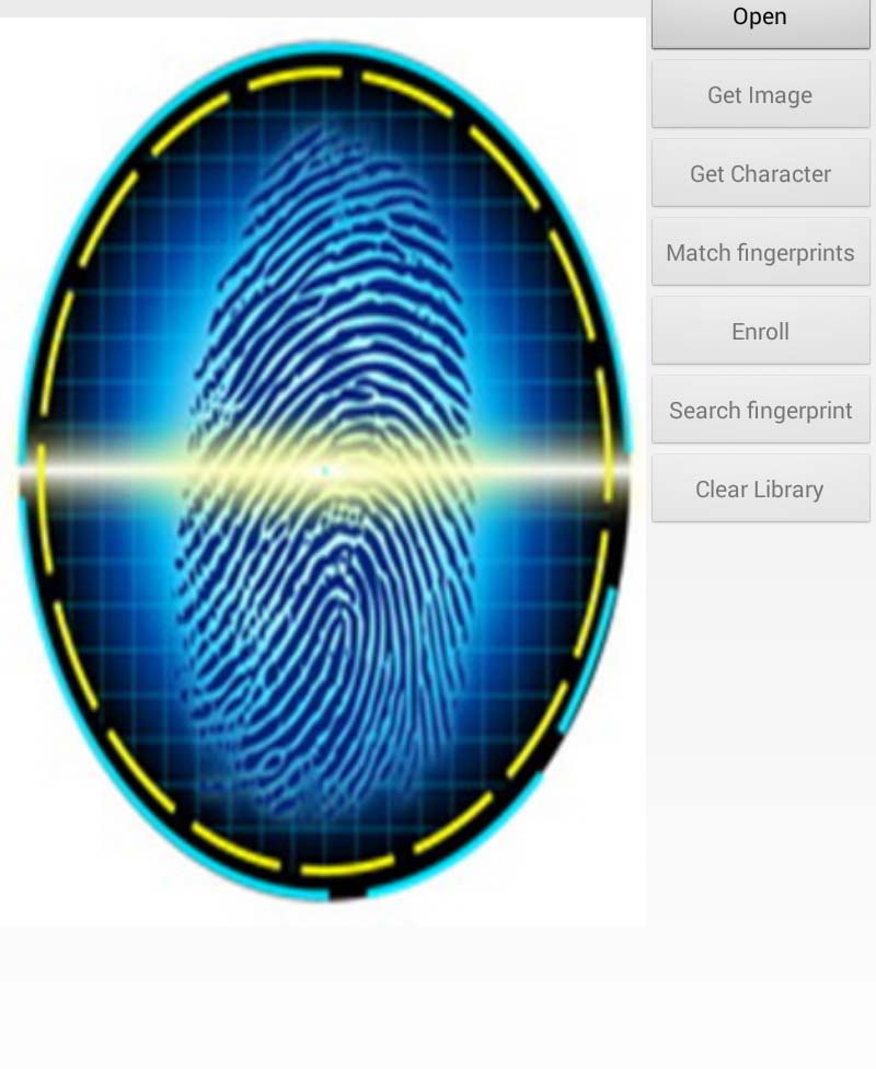 FBI certified fingerprint reader 