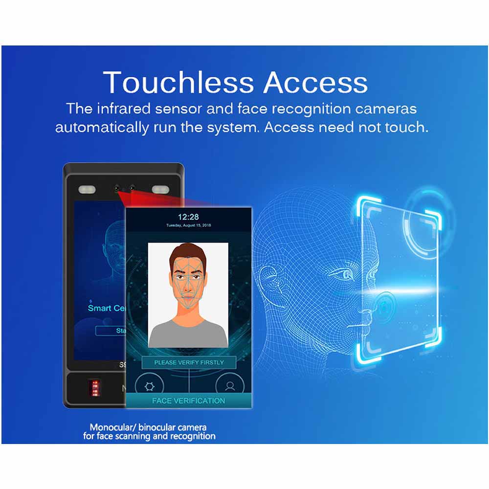 Android Facial and biometric time attendance 