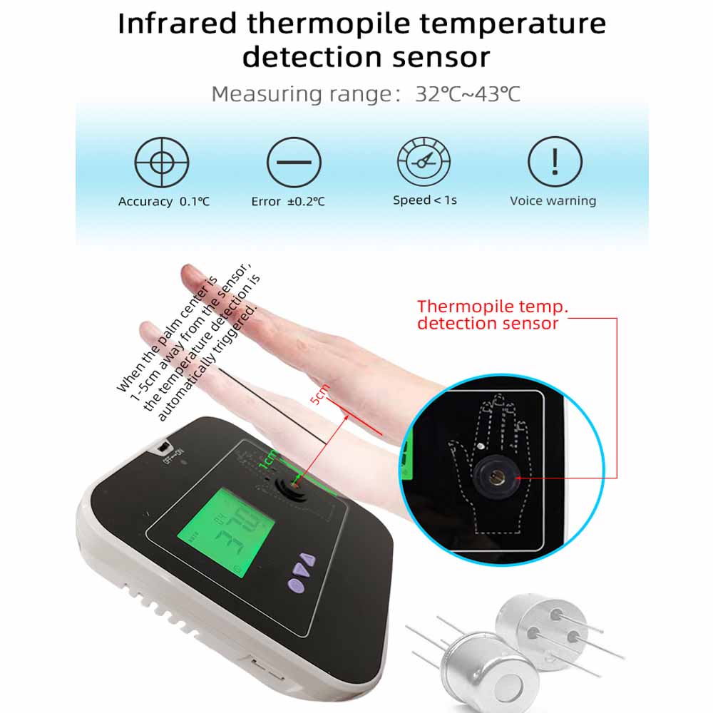 Non contact body temperature tester