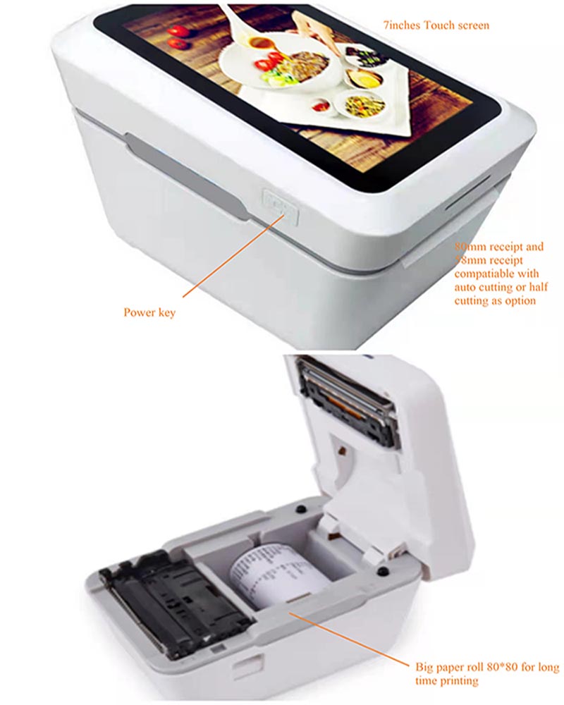 4G Android Cashier with integrated printer