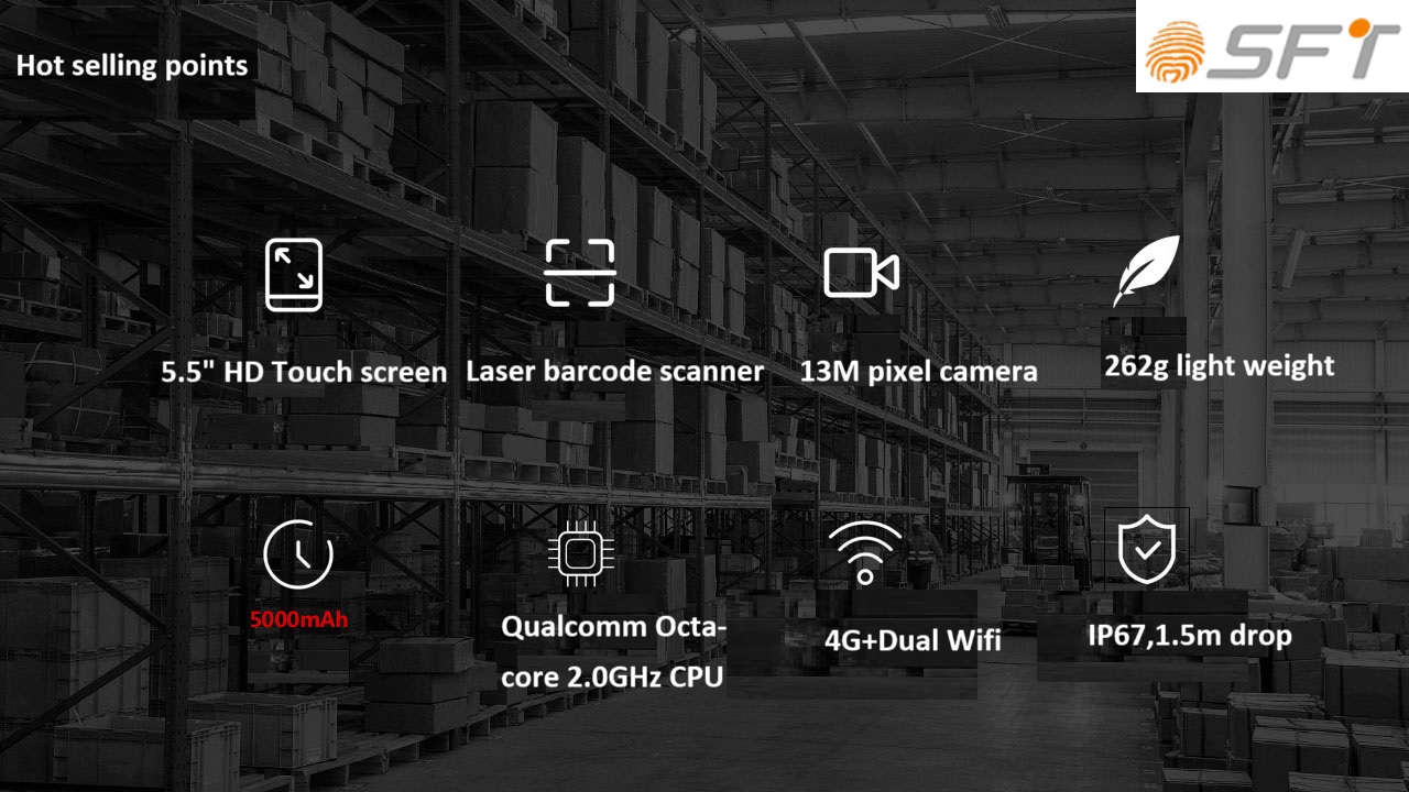 IP67 Portable barcode scanner