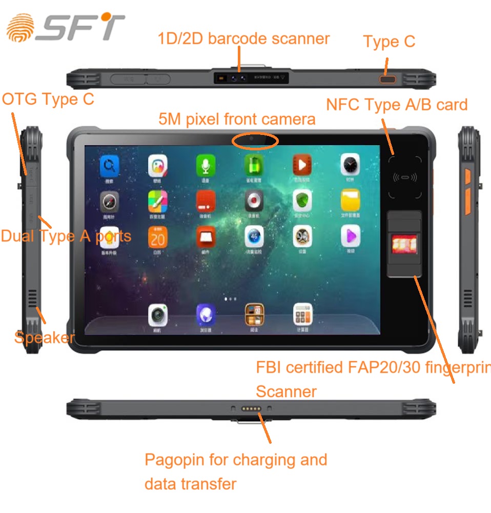 11inches Biometric Tablet