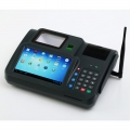 7 " sistema de lotería pos de terminal de mostrador de huellas dactilares android con impresora
