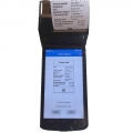 fbi certificado 4g huella digital smartphone con impresora térmica