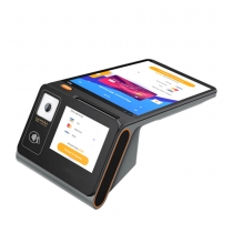 Portable dual screen android pos