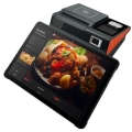 Android de lotería de pantalla dual portátil, todo en una huella digital, cajero con impresora térmica de 80 mm