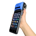 Terminal POS biométrico de huellas dactilares Android 4G de 6 pulgadas