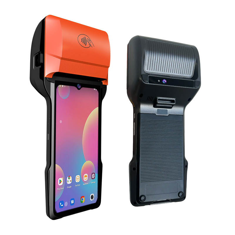 4G Dual Screen Android Mobile POS Cajero estará certificado por Android14 GMS 