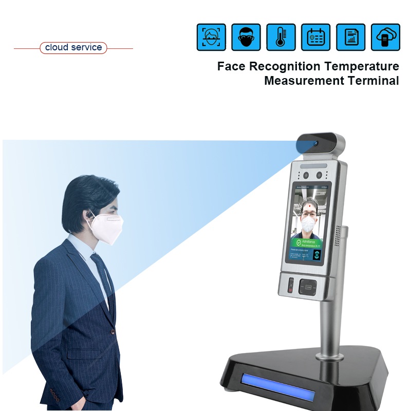 Promoción especial stock listo para la masa del sistema de medición de temperatura de reconocimiento facial ai